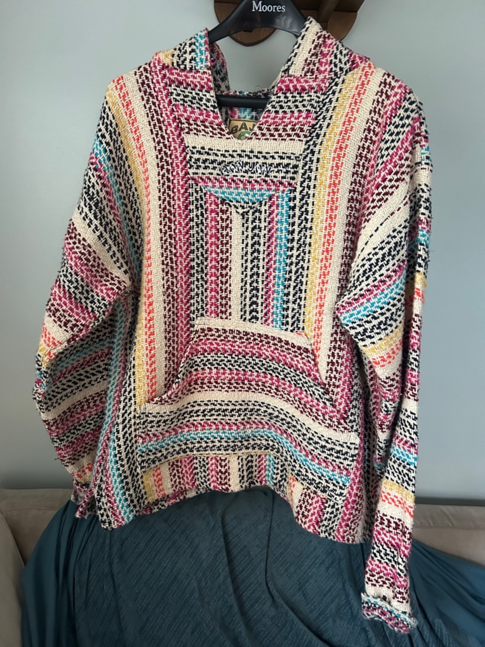 Ron Jon Baja Joe Striped Woven Hooded Sweater - Multicolour unisex